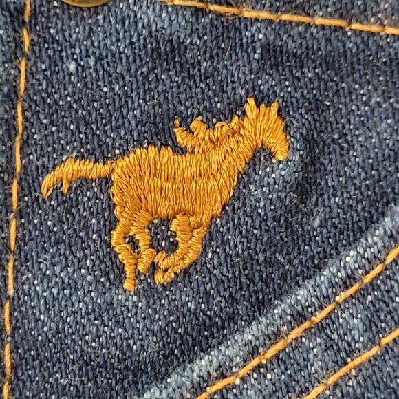 Vintage 80s Wrangler Jeans Womens 2 26x32 Medium-Wash Fraying USA - Picture 8 of 16